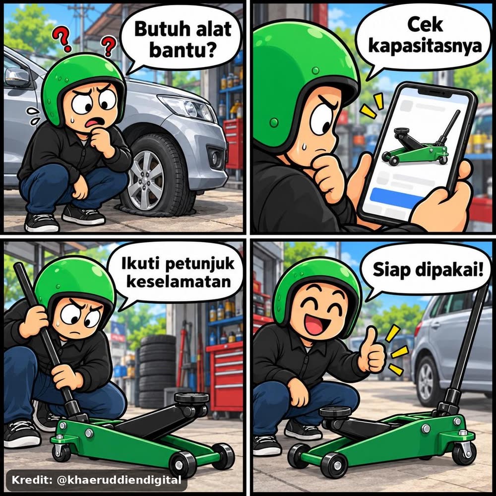 Tekiro Dongkrak Buaya 02 Ton