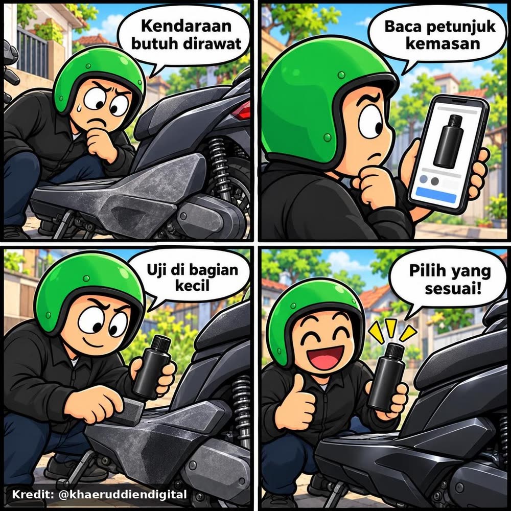 Penghitam Body Motor (Alfaro Detailing)
