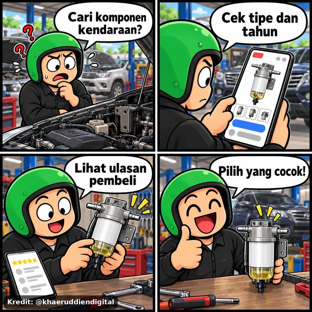 Water Sparator Mesin Diesel
