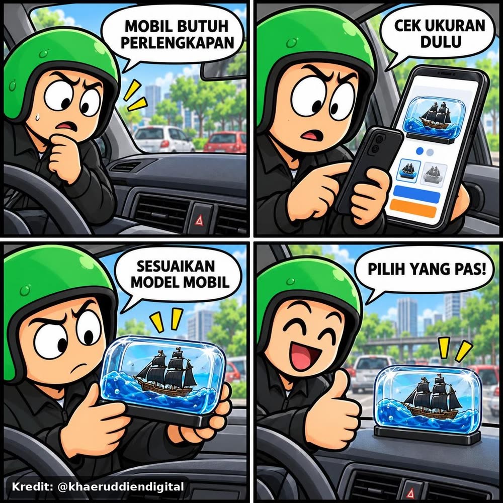 Kapal Hiasan Titanic Dekorasi Mobil Kapal One Piece