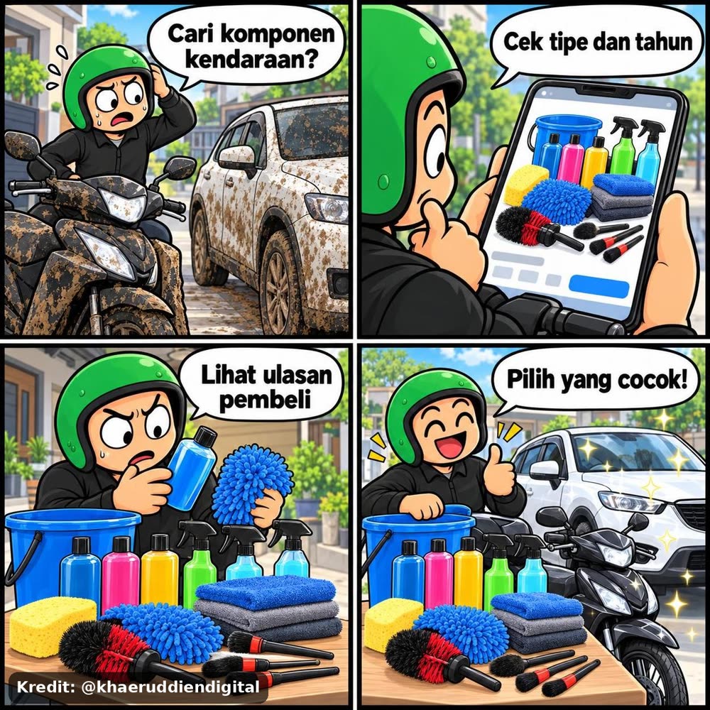 Paket Cuci Kendaraan Lengkap Full Body