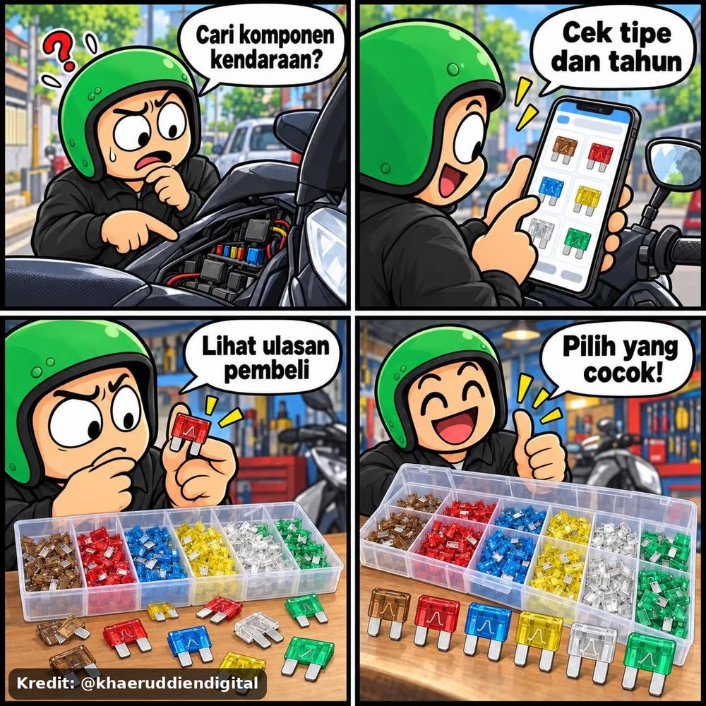 Fuse Sekring Tancap Dx Mini Sekring Tusuk 5A