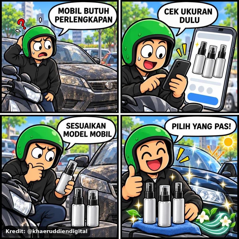 Kit Pengkilap Motor Multifungsi 100Ml