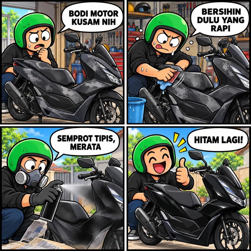 Komik singkat tentang Samurai Kurobushi Black 109 400 ml